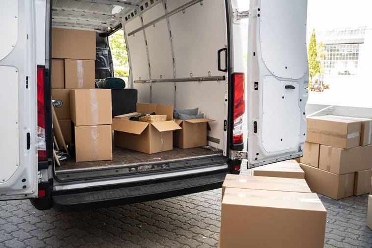 Barnet man and van